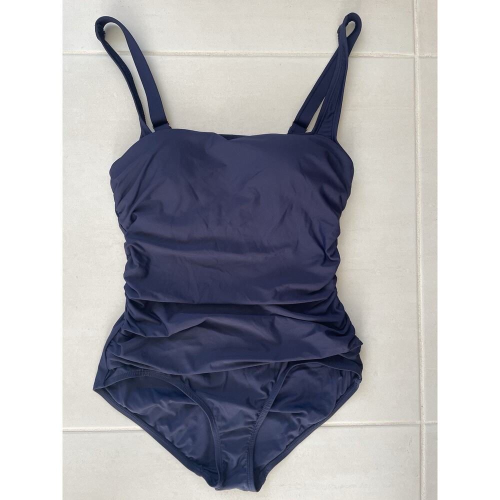Anne Cole Swim One Piece Swimsuit Square Neck Beach Summer